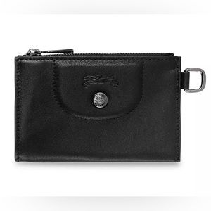 Longchamp Le Pliage Cuir Key Case